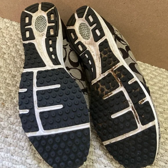 Authentic Coach Sequined Sneakers A2623 Karine SZ. 7.5 - Picture 7 of 7